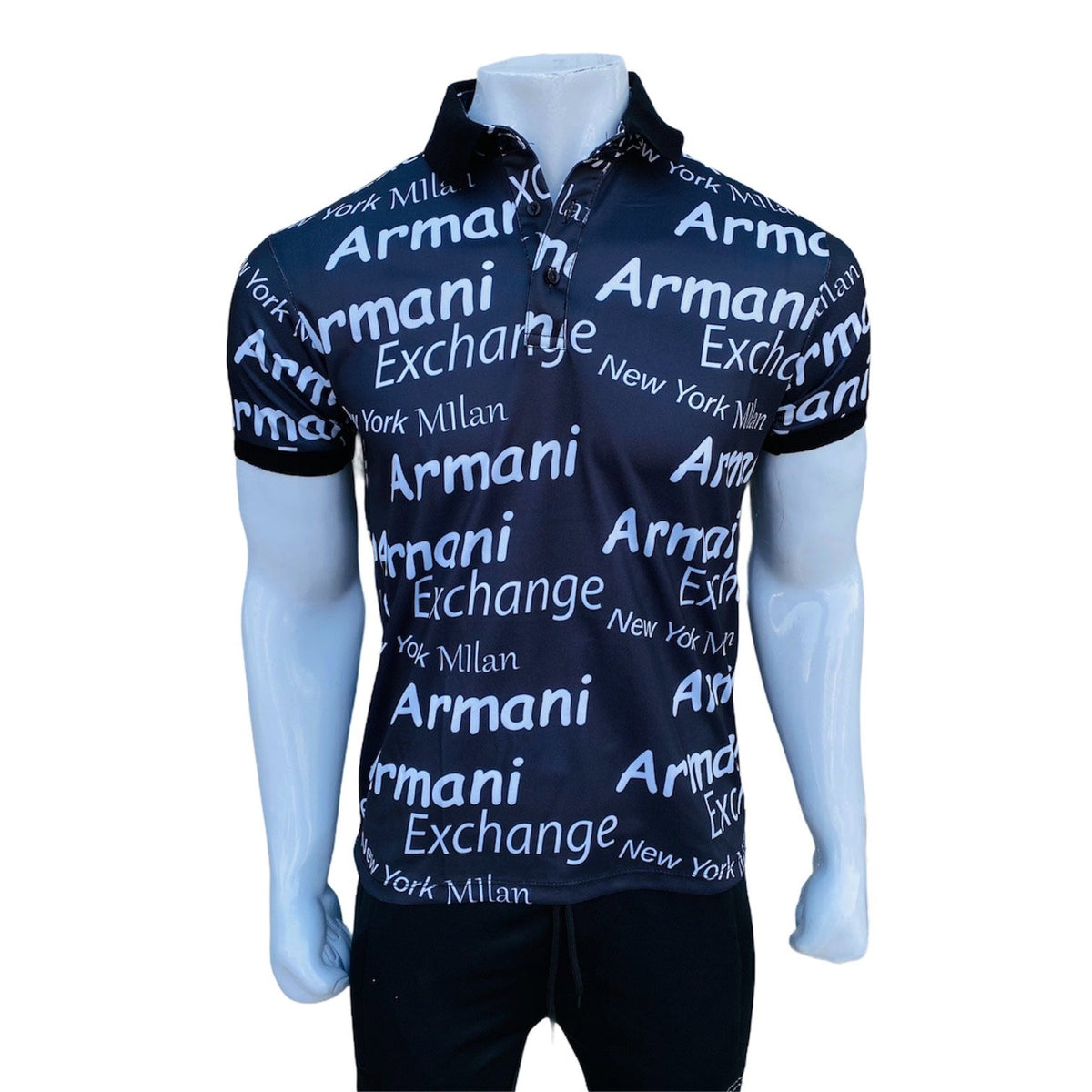 ARM black exclusive polo shirt