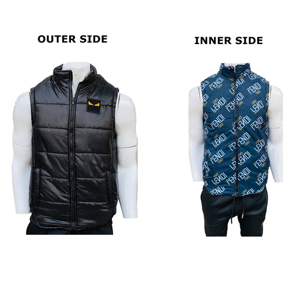 FN blue reversible gilet