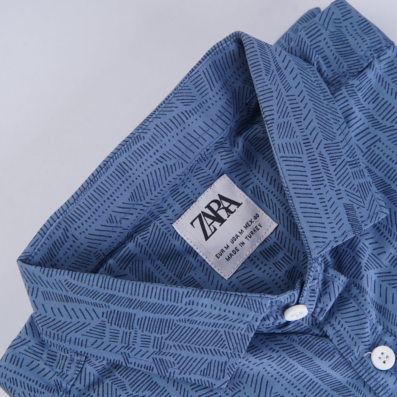 ZRA premium light blue  casual shirt (00242)