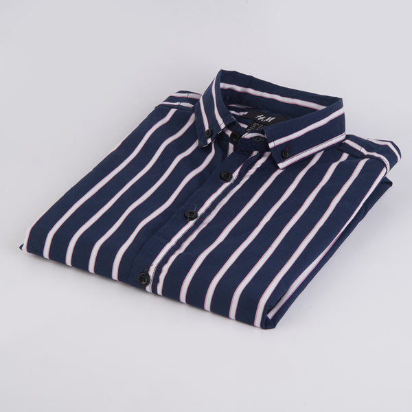 HNM premium blue casual shirt