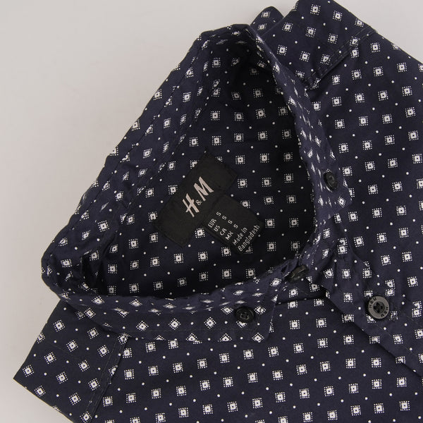 HNM premium dots casual shirt (00242)