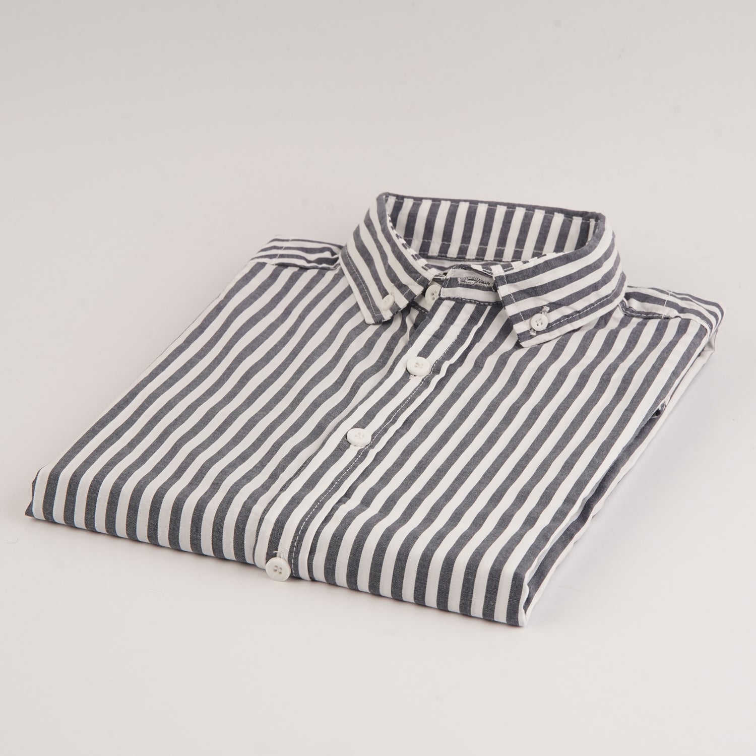 HNM premium LN grey white casual shirt (00242)