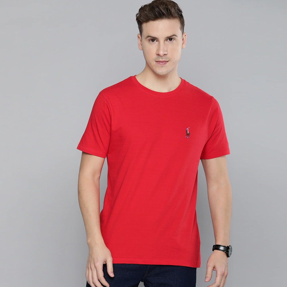 RL SP Imported soft cotton red T-Shirt (00243)