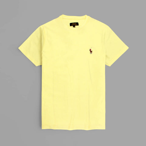RL SP Imported soft cotton yellow T-Shirt (00243)