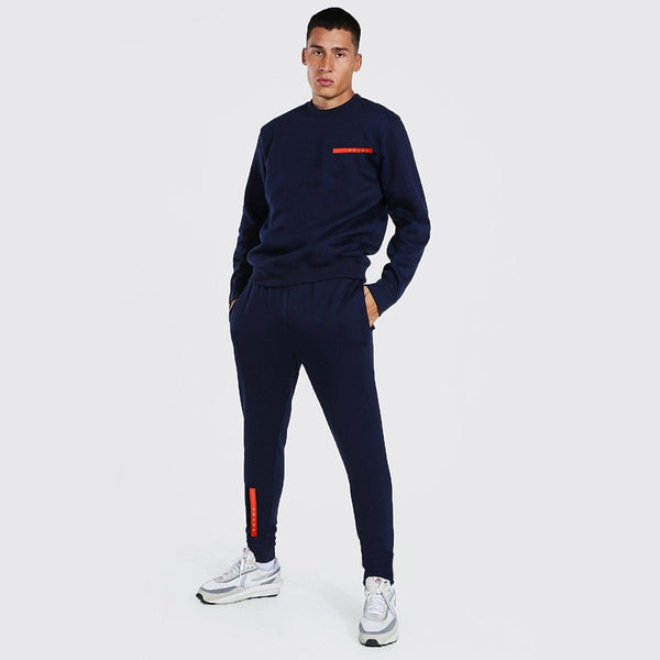 PRDA navy poly-fleece navy tracksuit (00236)