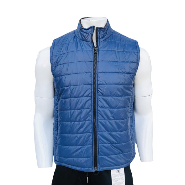 ZR  blue slim light weight puffer jacket