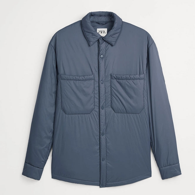 ZR Water repelent blue puffer jacket (00224)