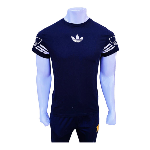 AD navy printed slim fit T-Shirt