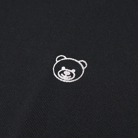MSCHNO all-over black exclusive polo shirt (00252)