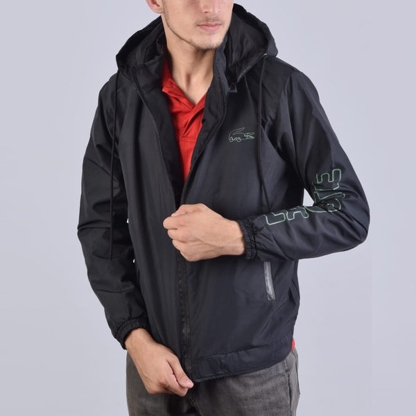 LCST Black wind breaker light weight jacket