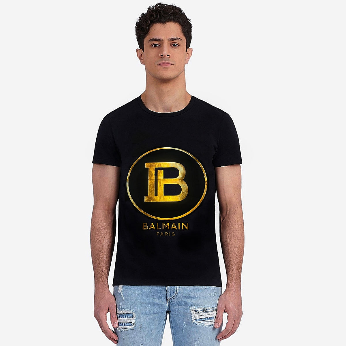 BLMN BF black printed T-Shirt (00244)
