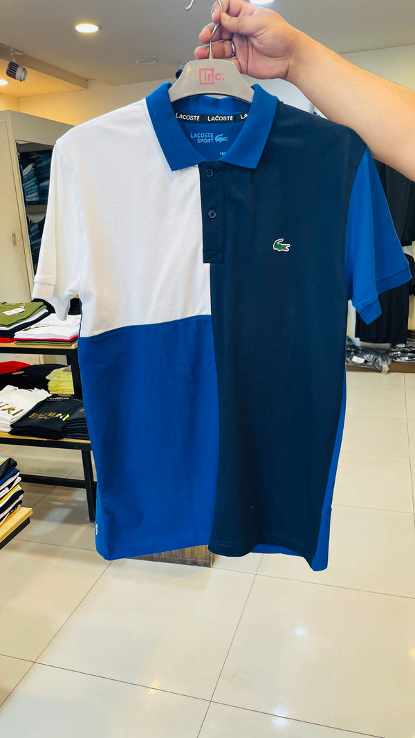 LCST white navy exclusive polo shirt (00312)