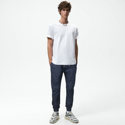ZRA navy cotton strech cargo trousers (00260)