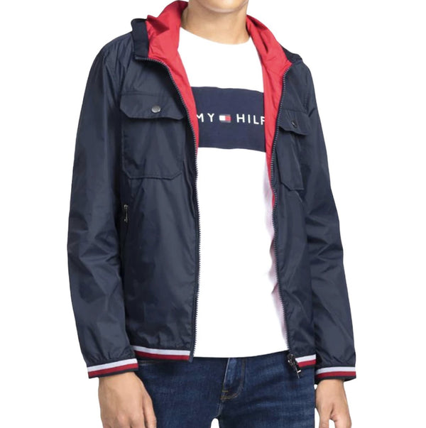 TMY reversible blue light weight bomber jacket (00224)