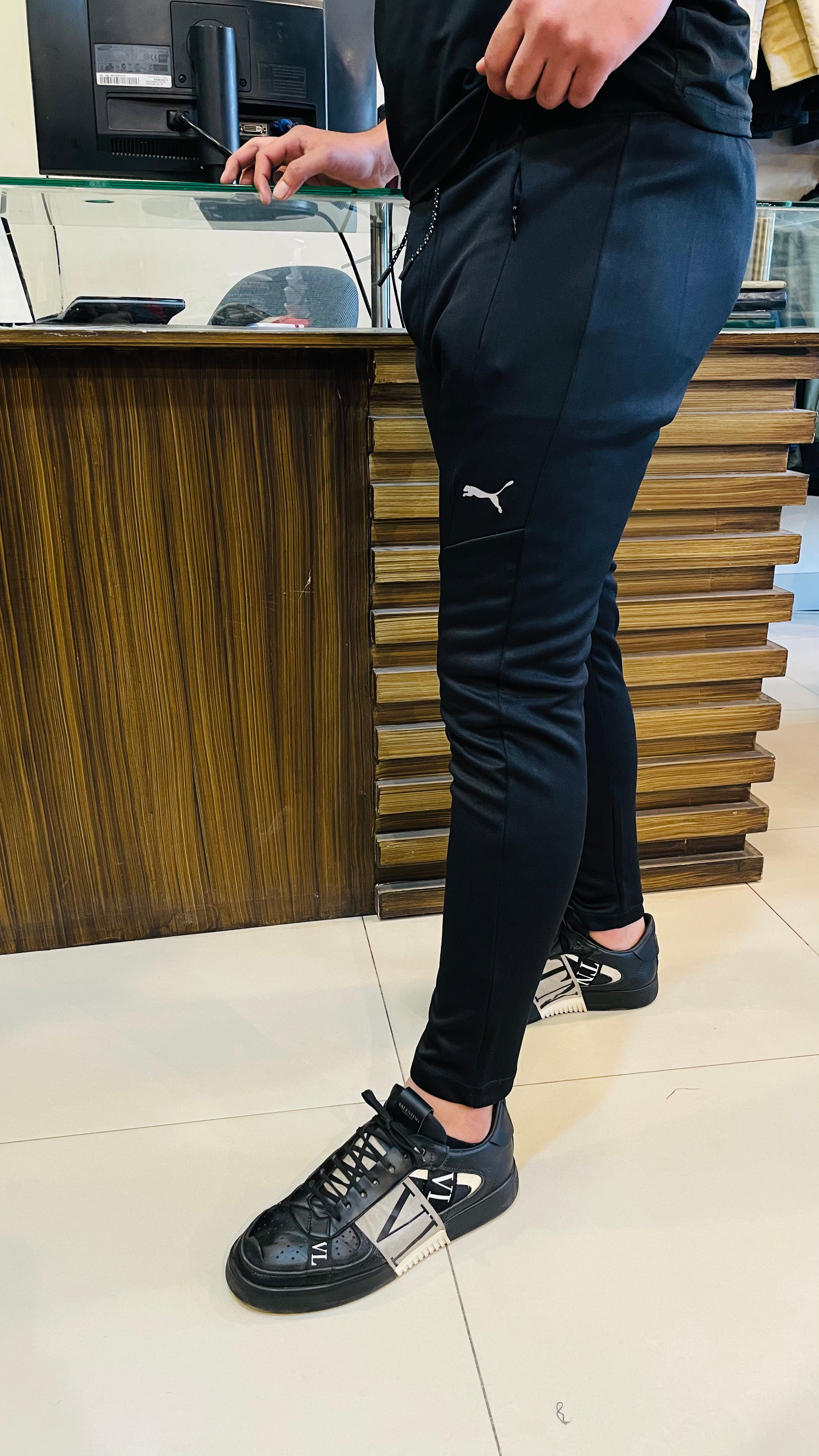 PMA  active wear black ankle fit trouser (00308)