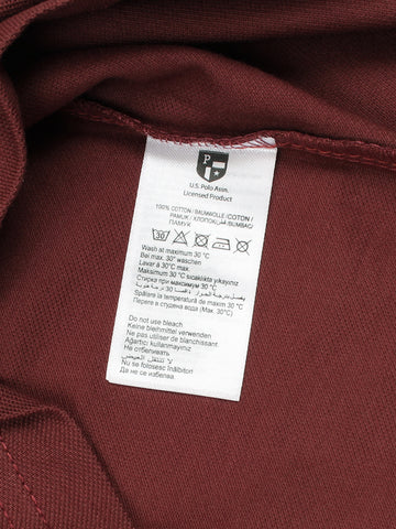 USPLO Imported maroon polo shirt(00319)