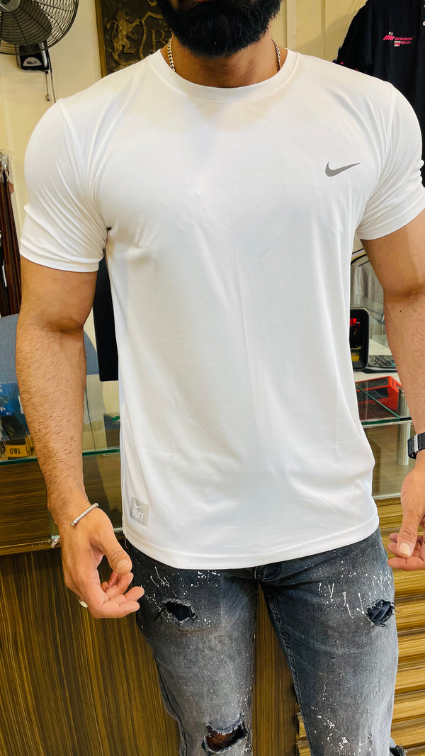 NK Active Wear white T-Shirt (00318)