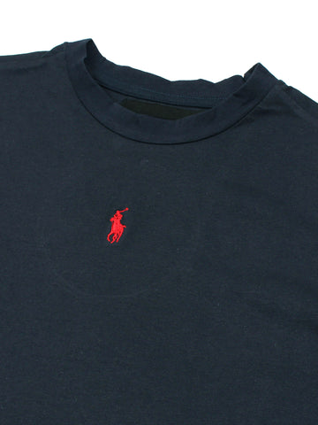 RL Basic soft cotton navy T-Shirt (00314)