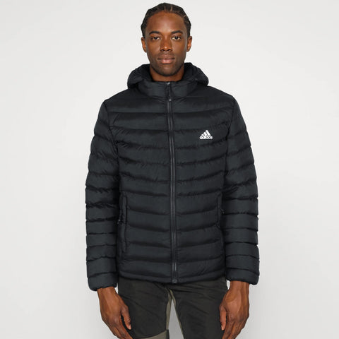 ADDIDS black Imported puffer Jacket (00266)