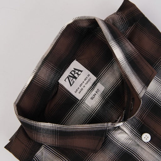 ZR CHECK-C premium casual shirt (00242)