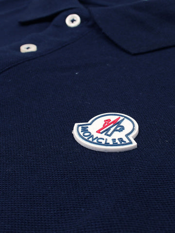MNCLR soft cotton navy polo shirt(00320)