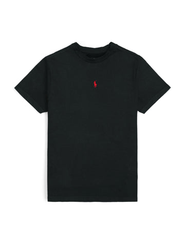 RL Basic soft cotton black T-Shirt (00314)
