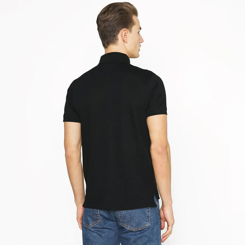 RL emb bear black exclusive polo shirt (00157)