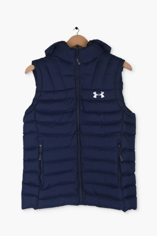 UA Imported blue sleeveless jacket (00267)