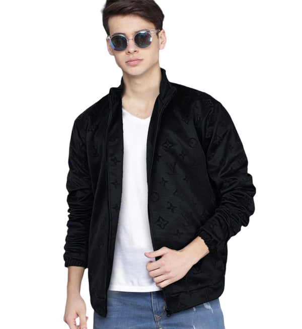 LVX  black all over zipper jacket  (00235)