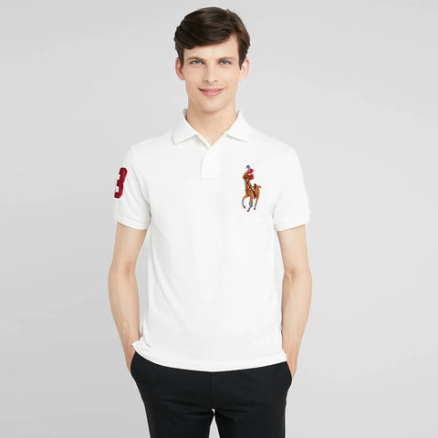 RL BP white exclusive polo shirt (00247)
