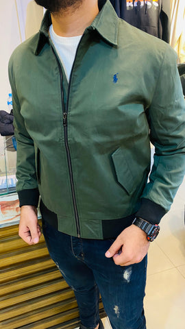 RL green cotton jacket (00279)