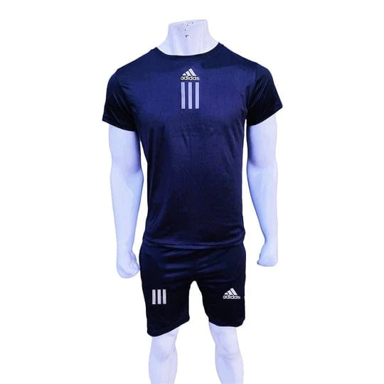 ADS summer blue poly shorts tracksuit (00213)