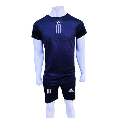 ADS summer blue poly shorts tracksuit (00213)