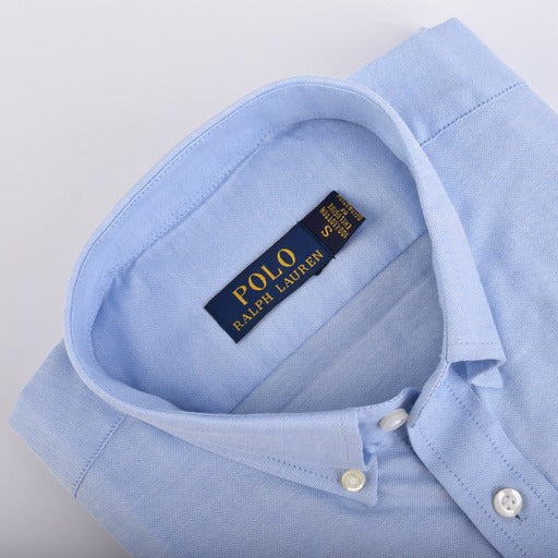 RL blue p Embroidered logo Oxford Shirt (00321)