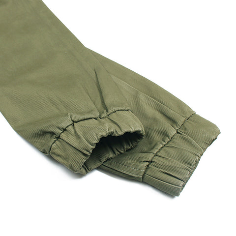 ZRA light green cotton strech cargo trousers (00260)