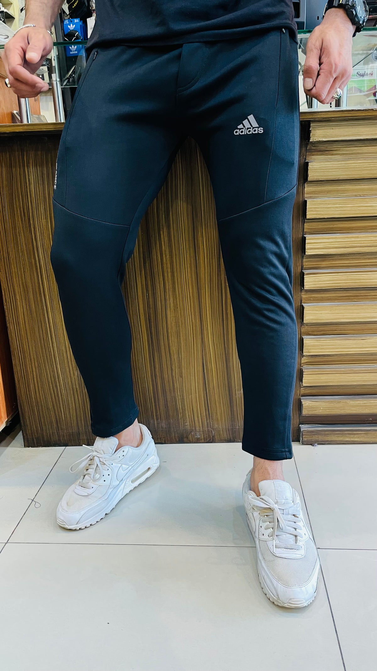 ADS performance active wear  black ankle fit trouser (00308)