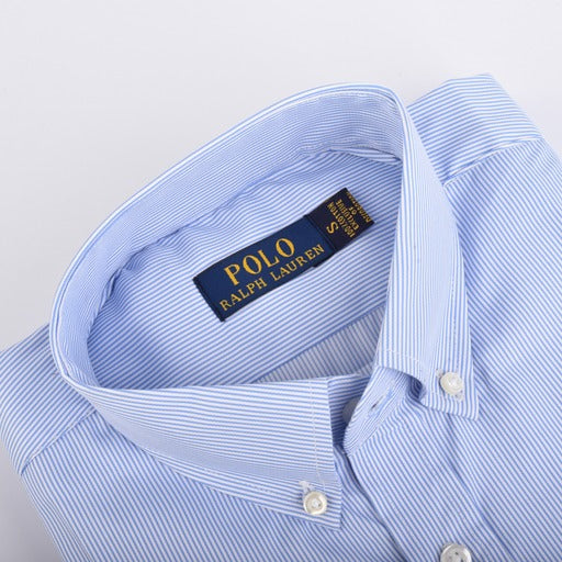 RL blue lining Embroidered logo Oxford Shirt (00321)