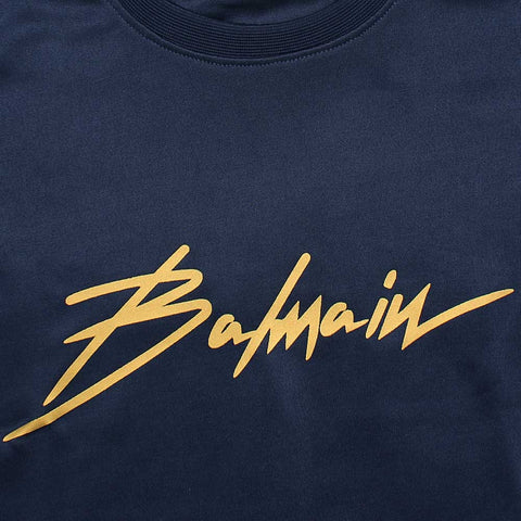 BALMN navy poly-sweatshirt (00215)