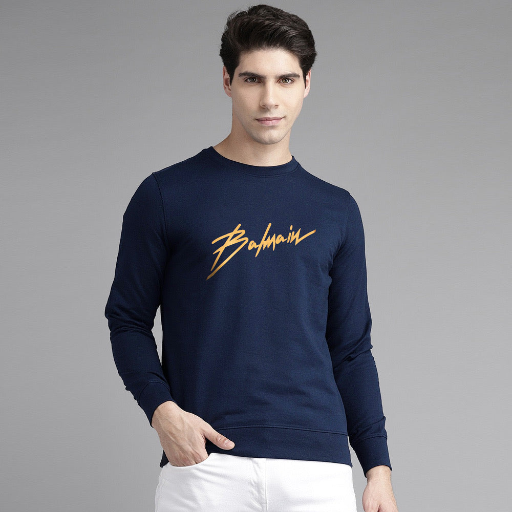 BALMN navy poly-sweatshirt (00215)