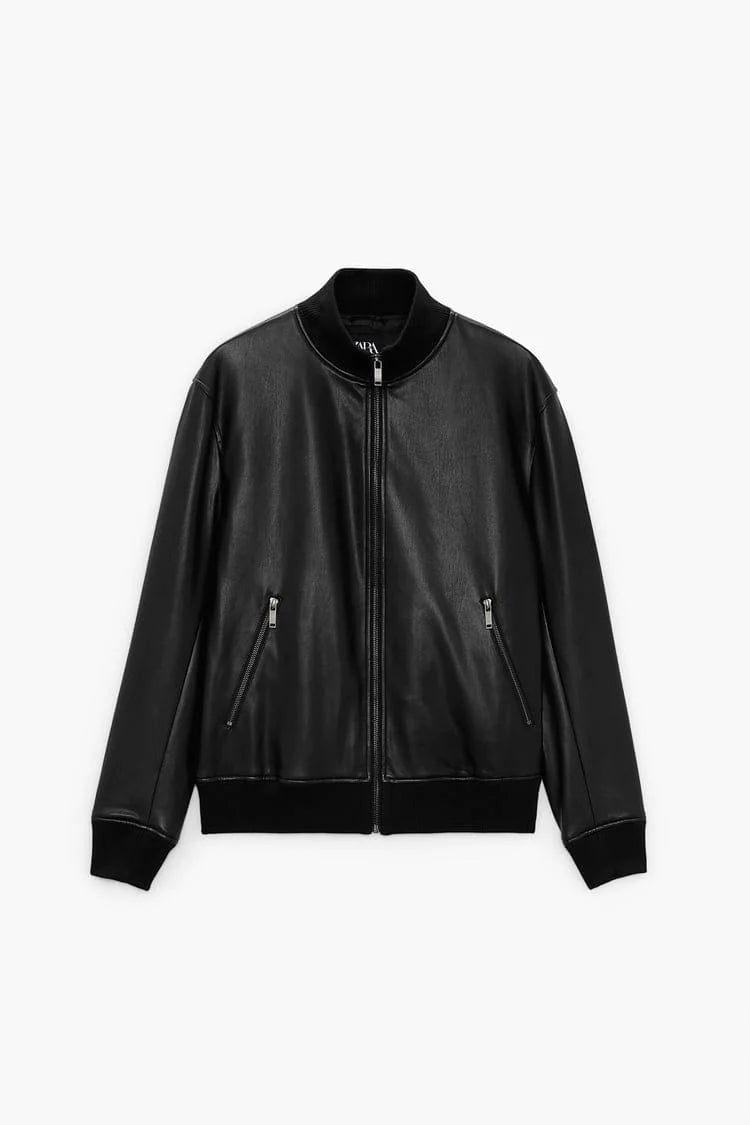 ZRA premium faux mockneck jacket (00268)