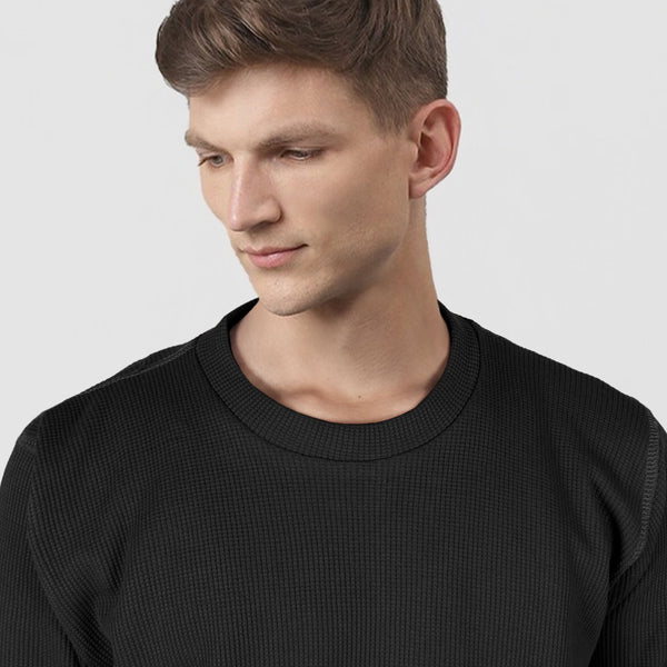ZRA textured black sweatshirt (00261)