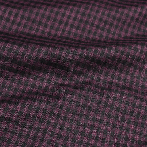 ZRA check maroon casual shirt (00240)