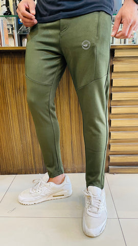 NIK AIR  active wear green ankle fit trouser (00308)