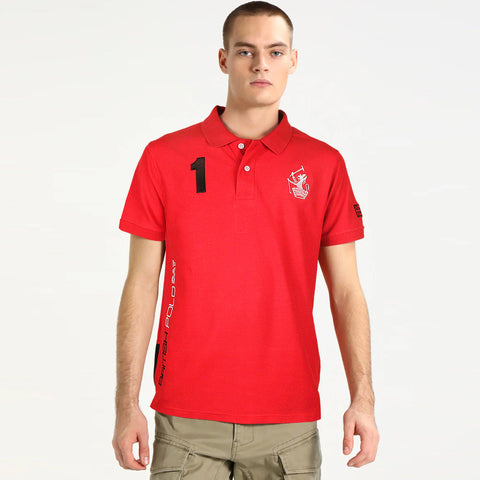 HKT red exclusive polo shirt (00255)