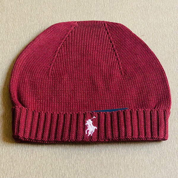 RL Wool Imported maroon Cap(00297)