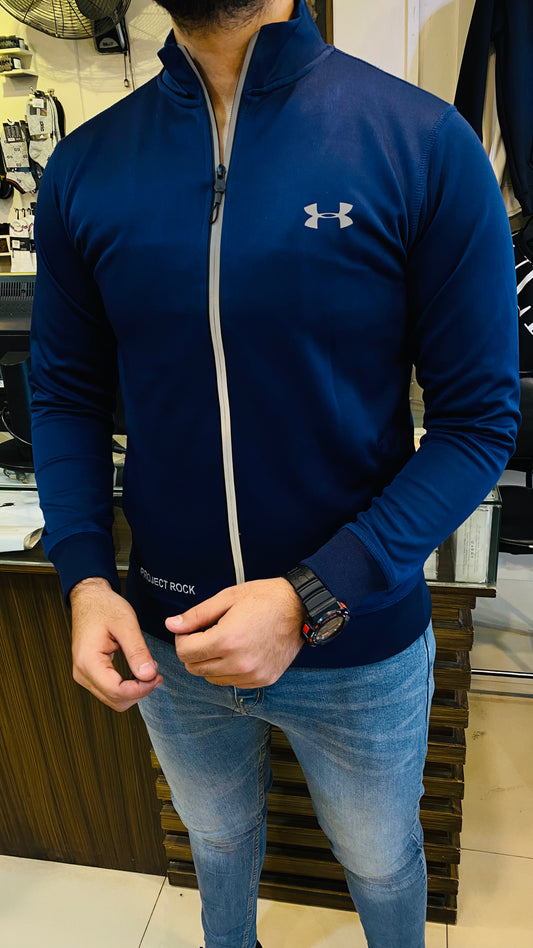 UA 4-WAY STRETCH navy zipper (00262)