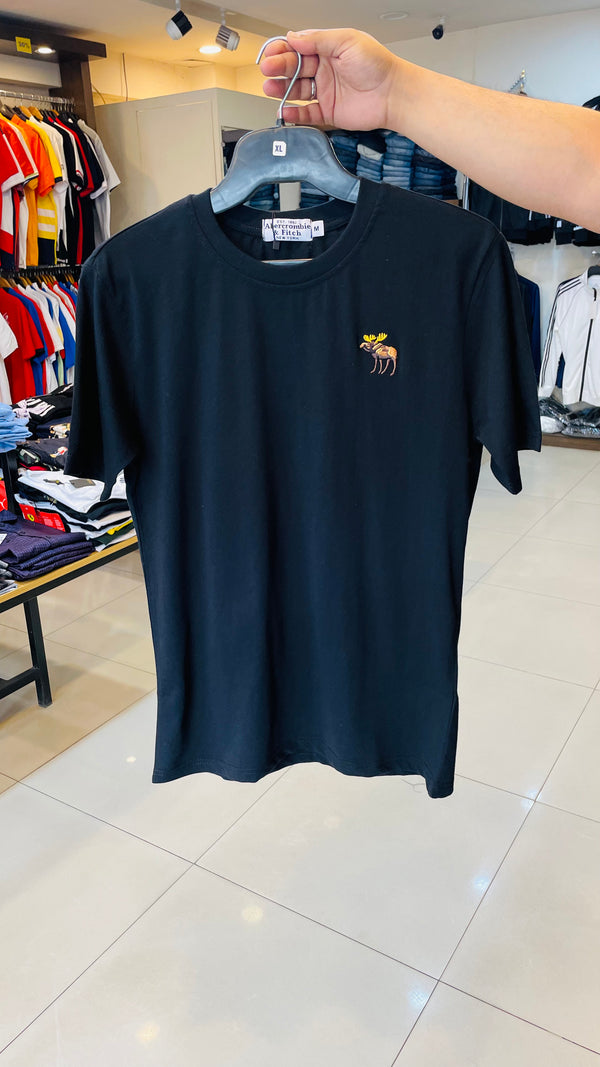 Aberchrombie Imported soft cotton black T-Shirt