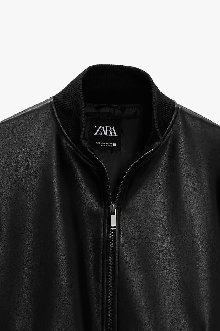 ZRA premium faux mockneck jacket (00268)