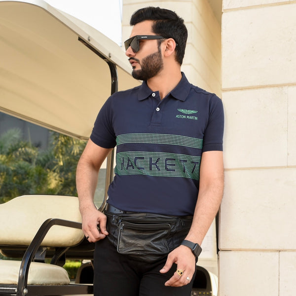 HKT navy exclusive polo shirt (00247)