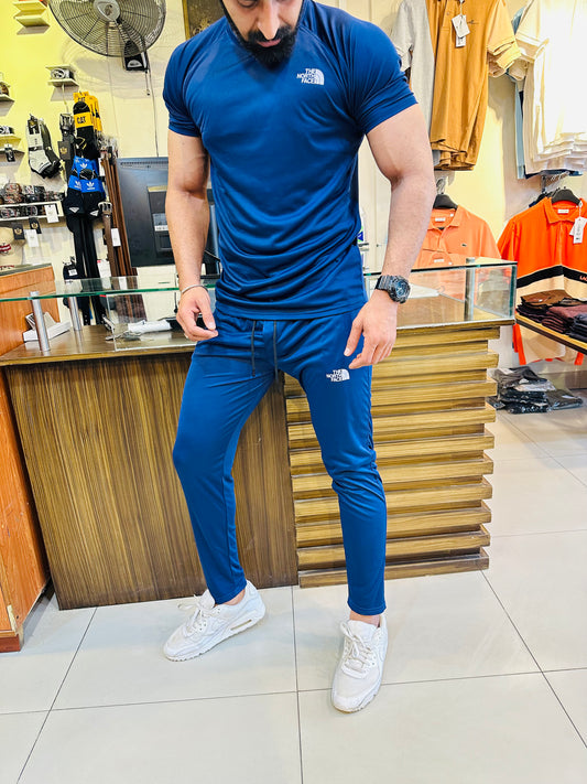 NRTHFC 4-WAY active wear STRETCH navy premium tracksuit (00311)